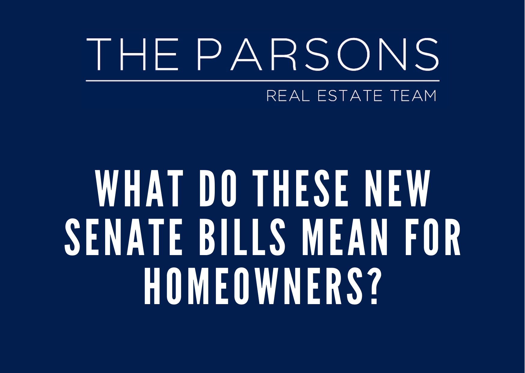 What Do These New Senate Bills Mean for Homeowners? header image.