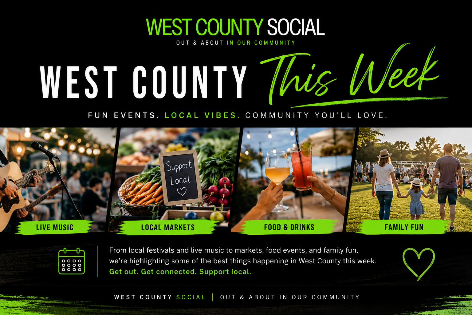 WEST COUNTY EVENTS THIS WEEK 5/11-5/17 header image.