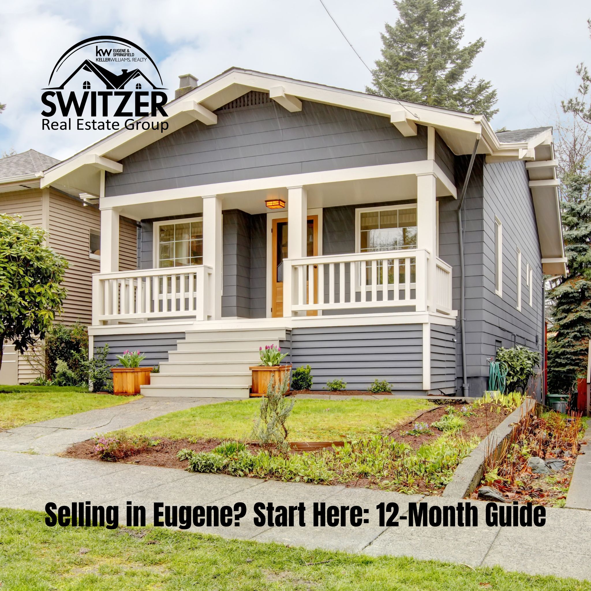 Craftsman style home, Eugene Oregon feel, Switzer Real Estate Group  12 Month Home Sellers Guide