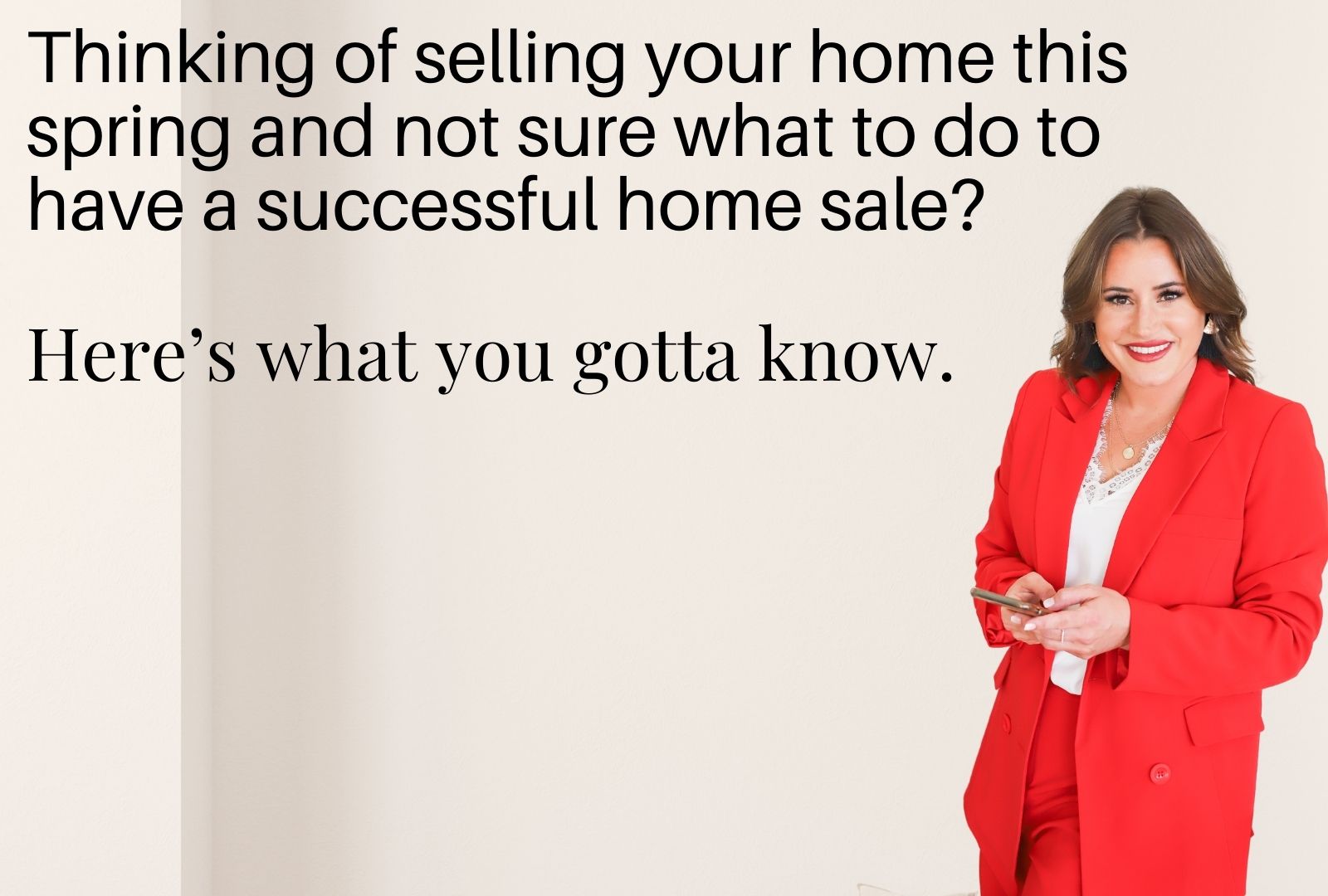 Thinking of Selling your Home this Spring header image.