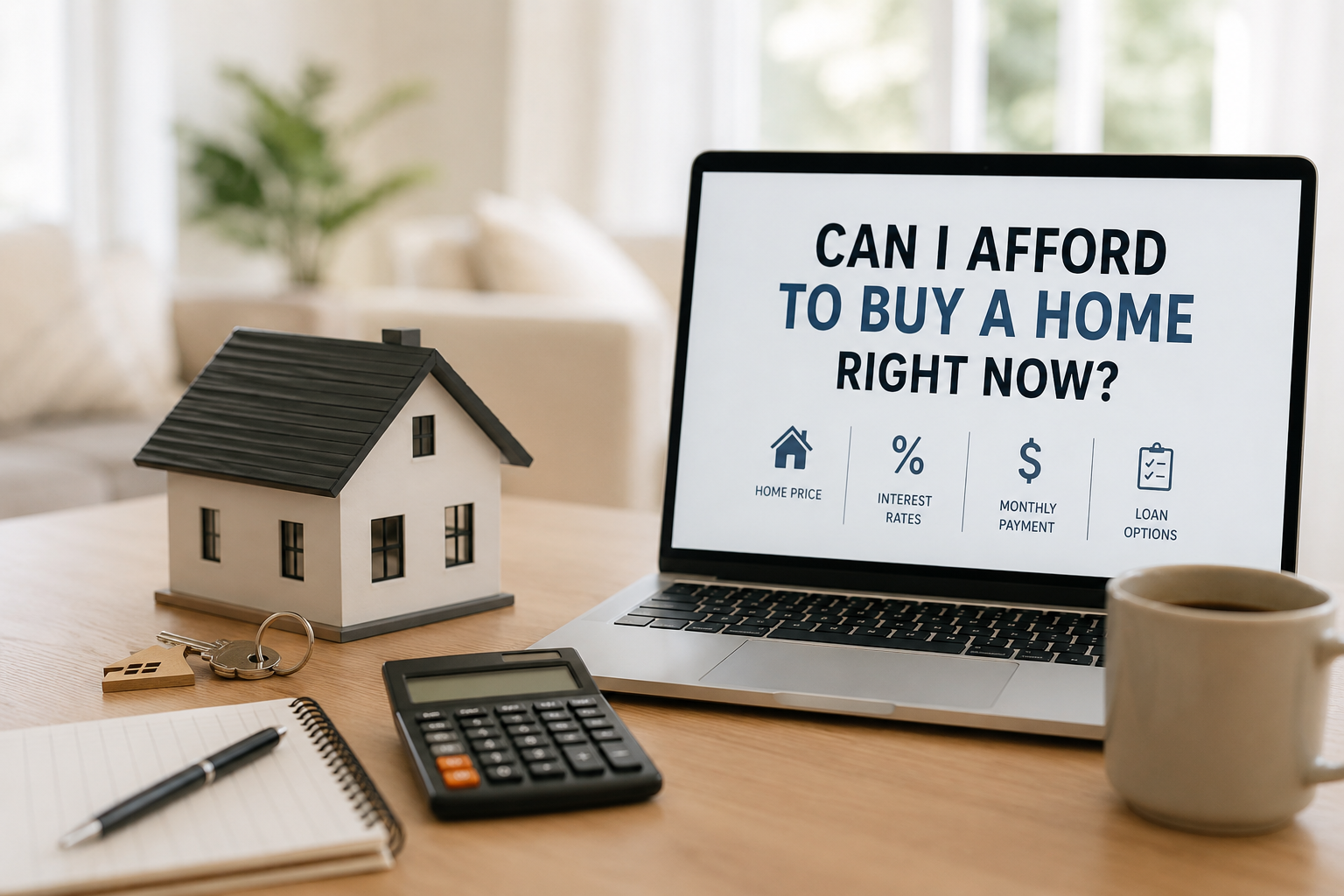 Can I Actually Afford to Buy a Home Right Now? header image.