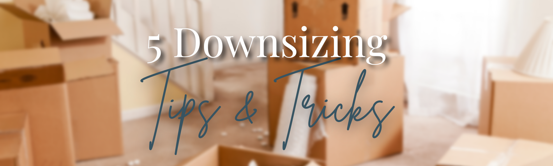 5 Downsizing Tips & Tricks header image.