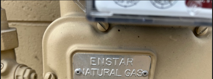 Southcentral Alaska home Enstar Natural Gas meter