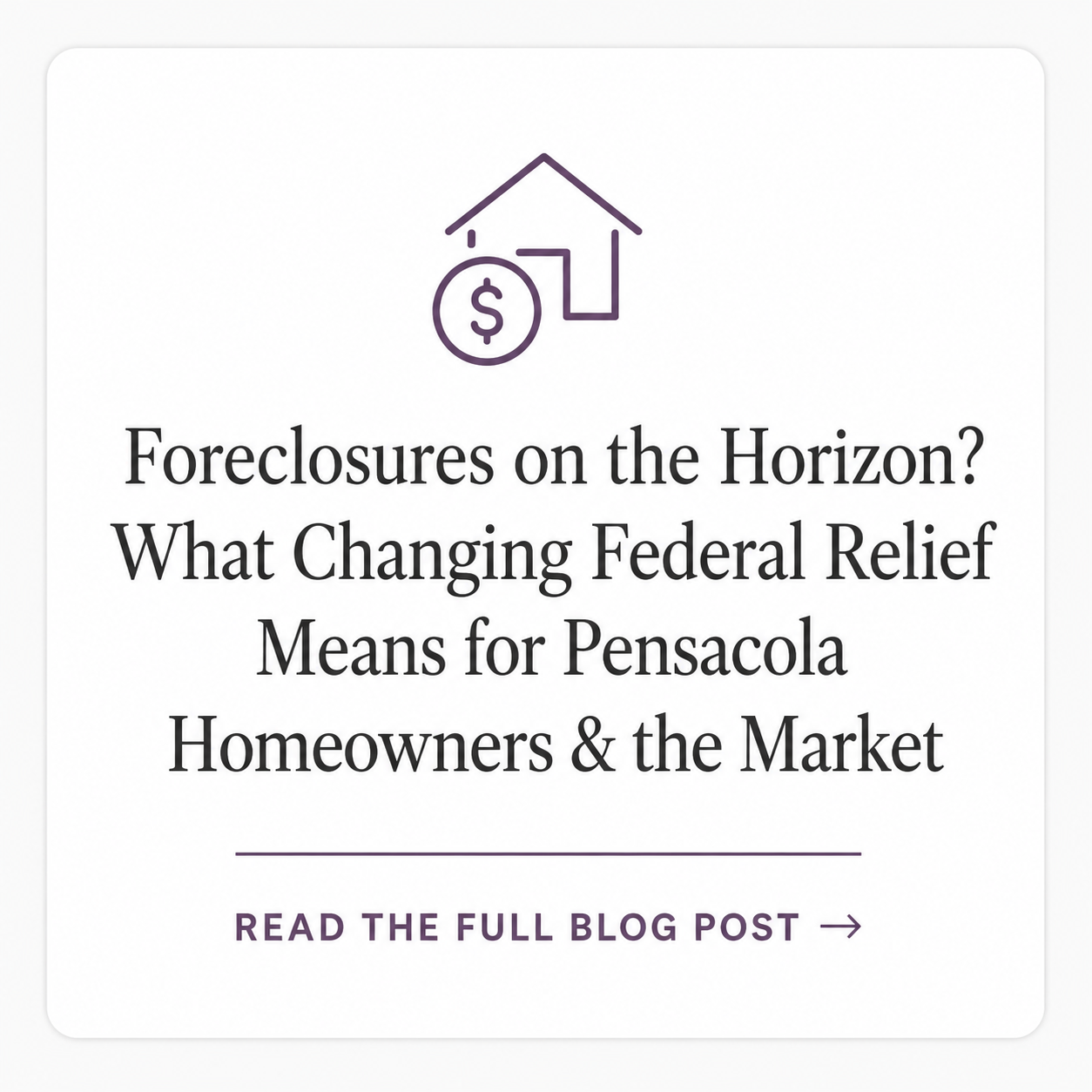 What Rising Foreclosures Could Mean for the Pensacola Housing Market header image.