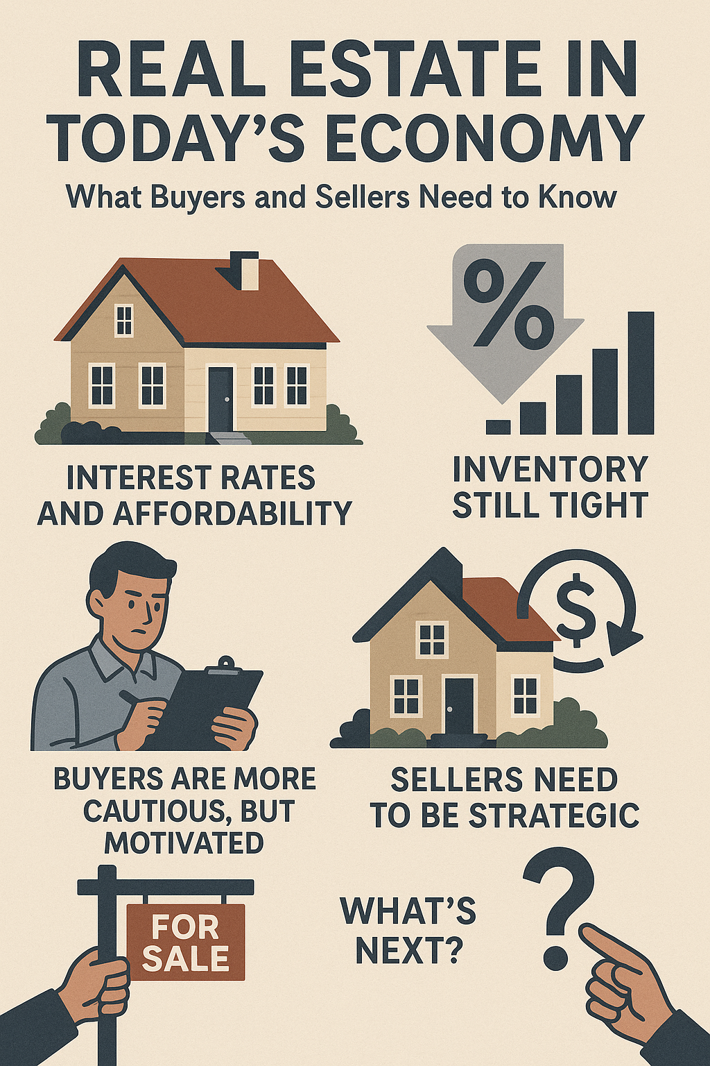 Real Estate and the Current Economy header image.