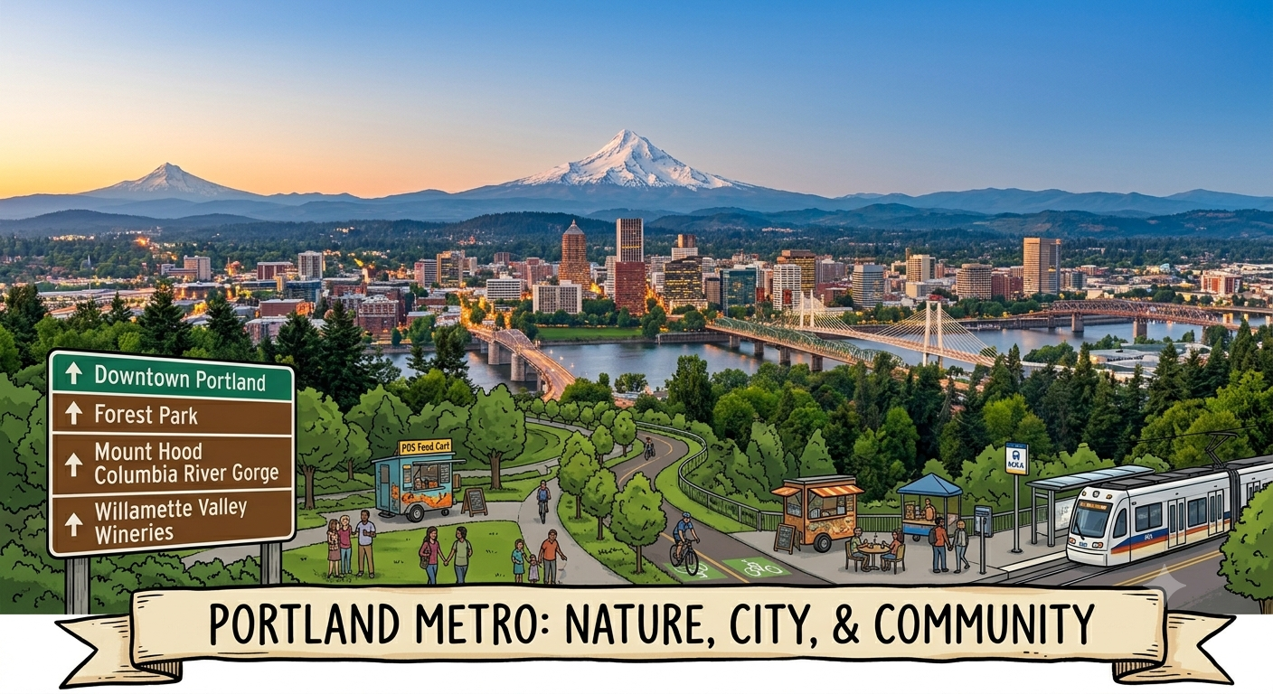 Catching the PNW Vibe: Why the Portland Metro Area is the Ultimate Place to Call Home header image.