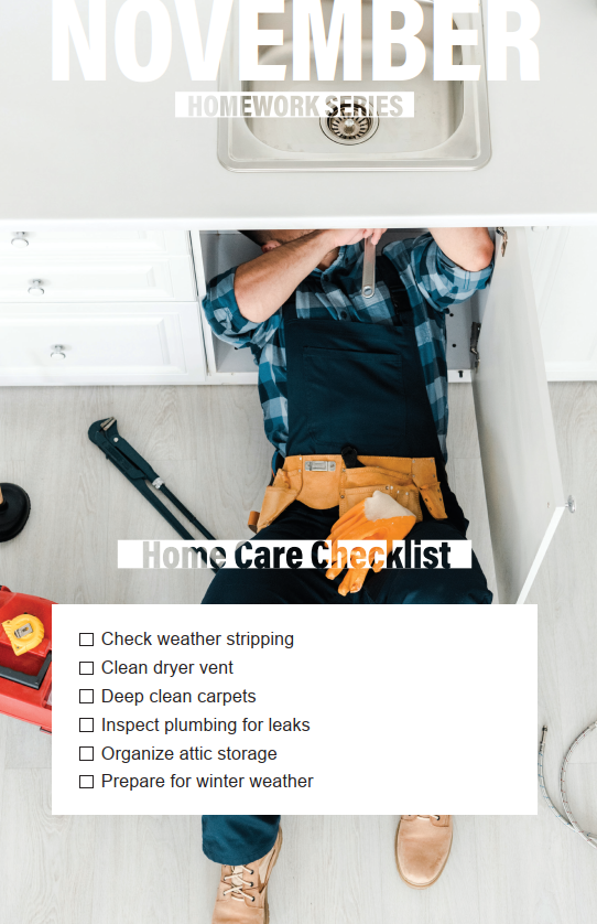 Your Fall Home Prep Checklist: Simple Steps to Care for Your Home header image.