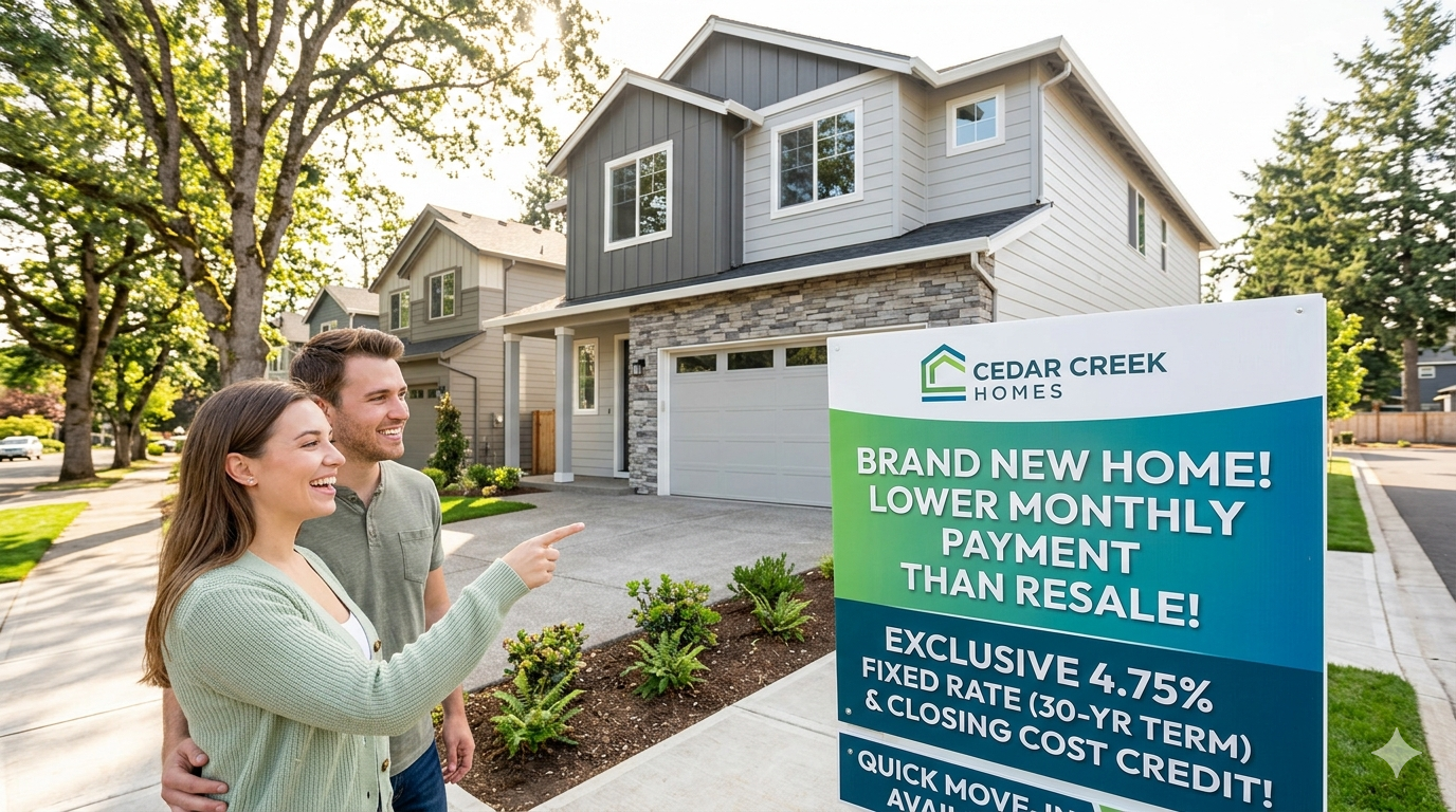 Is New Construction Actually Cheaper Than a Resale Home Today? header image.
