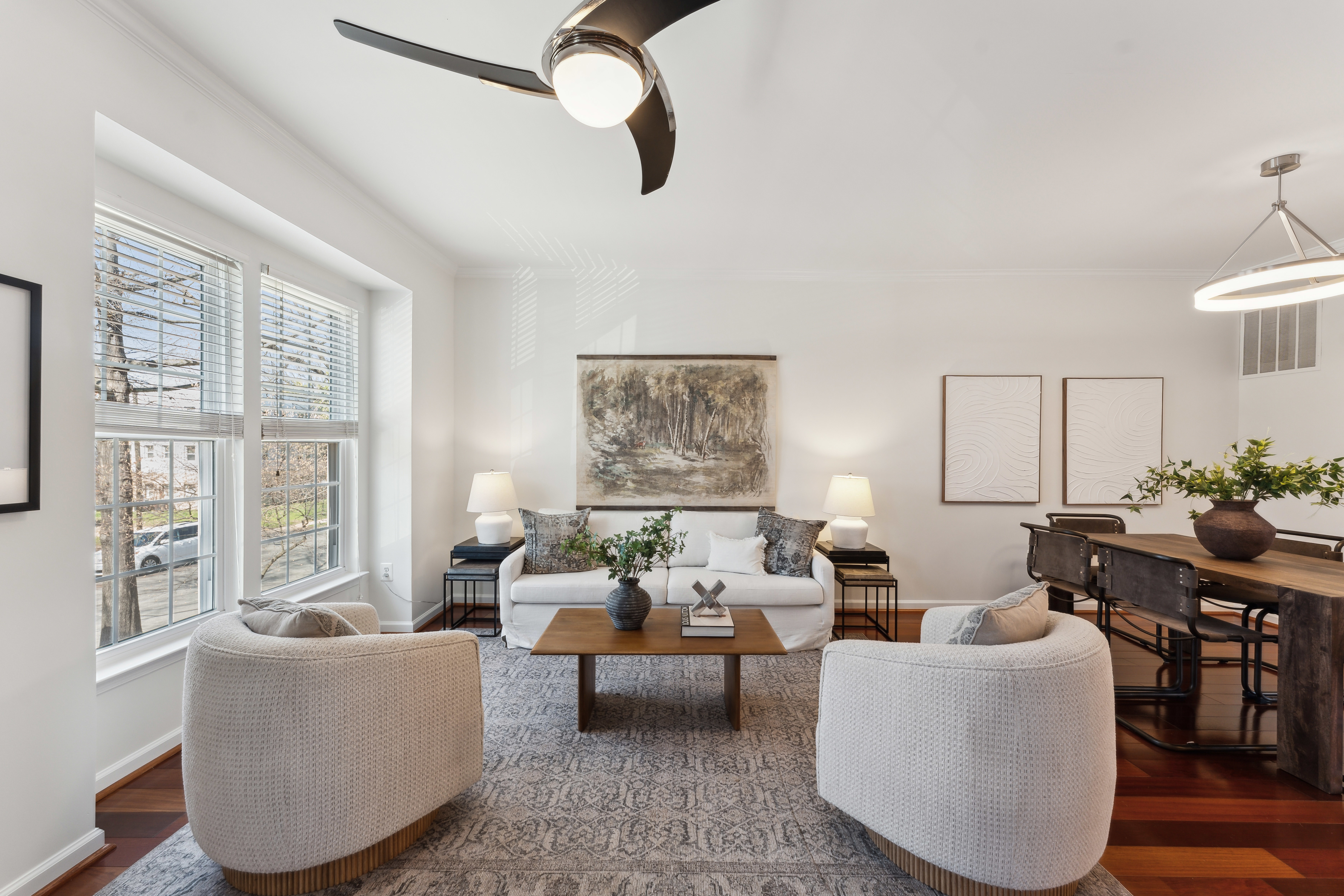 Luxury Vienna Virginia Living Room
