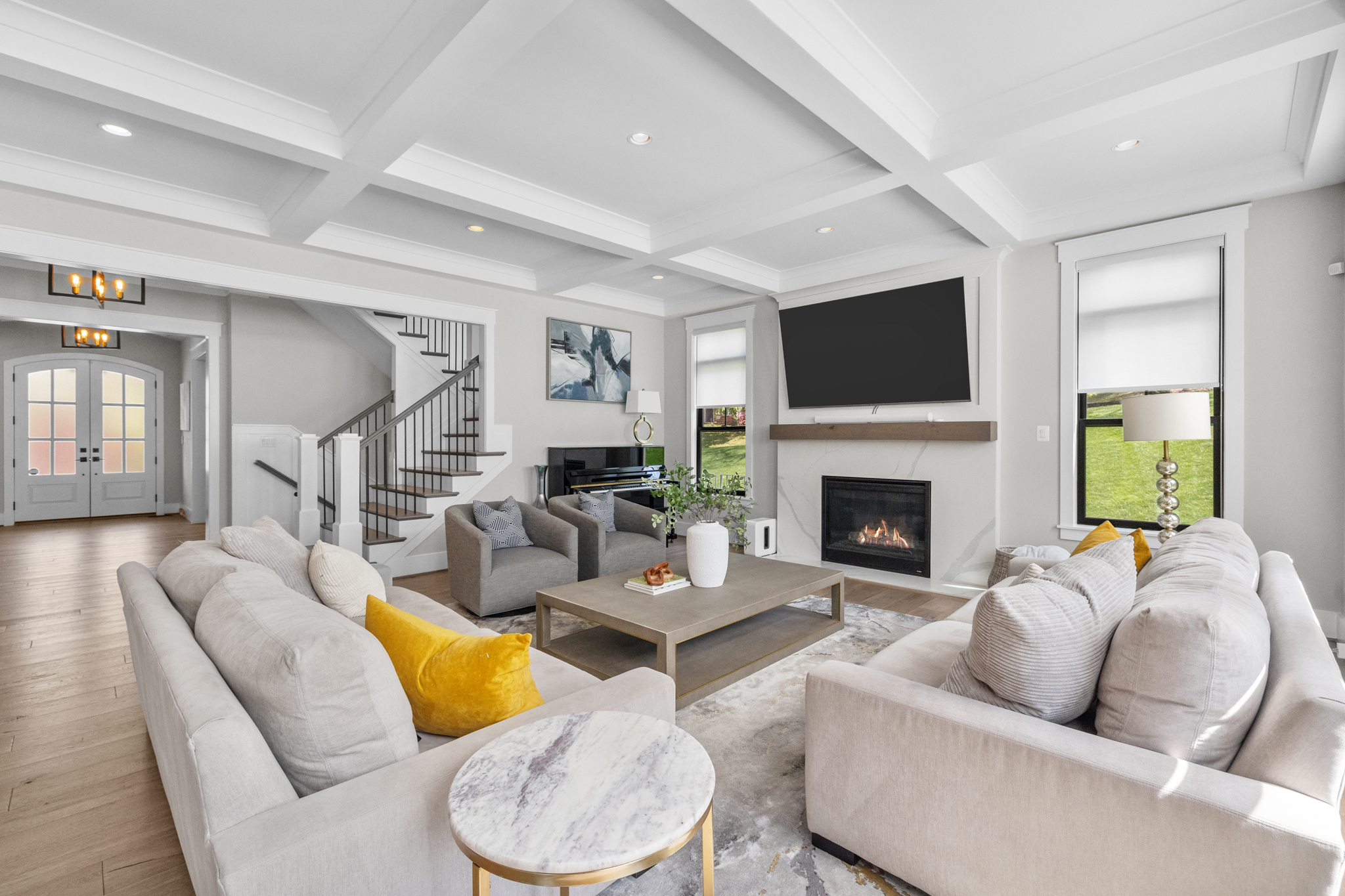 Vienna Virginia Luxury Living Room