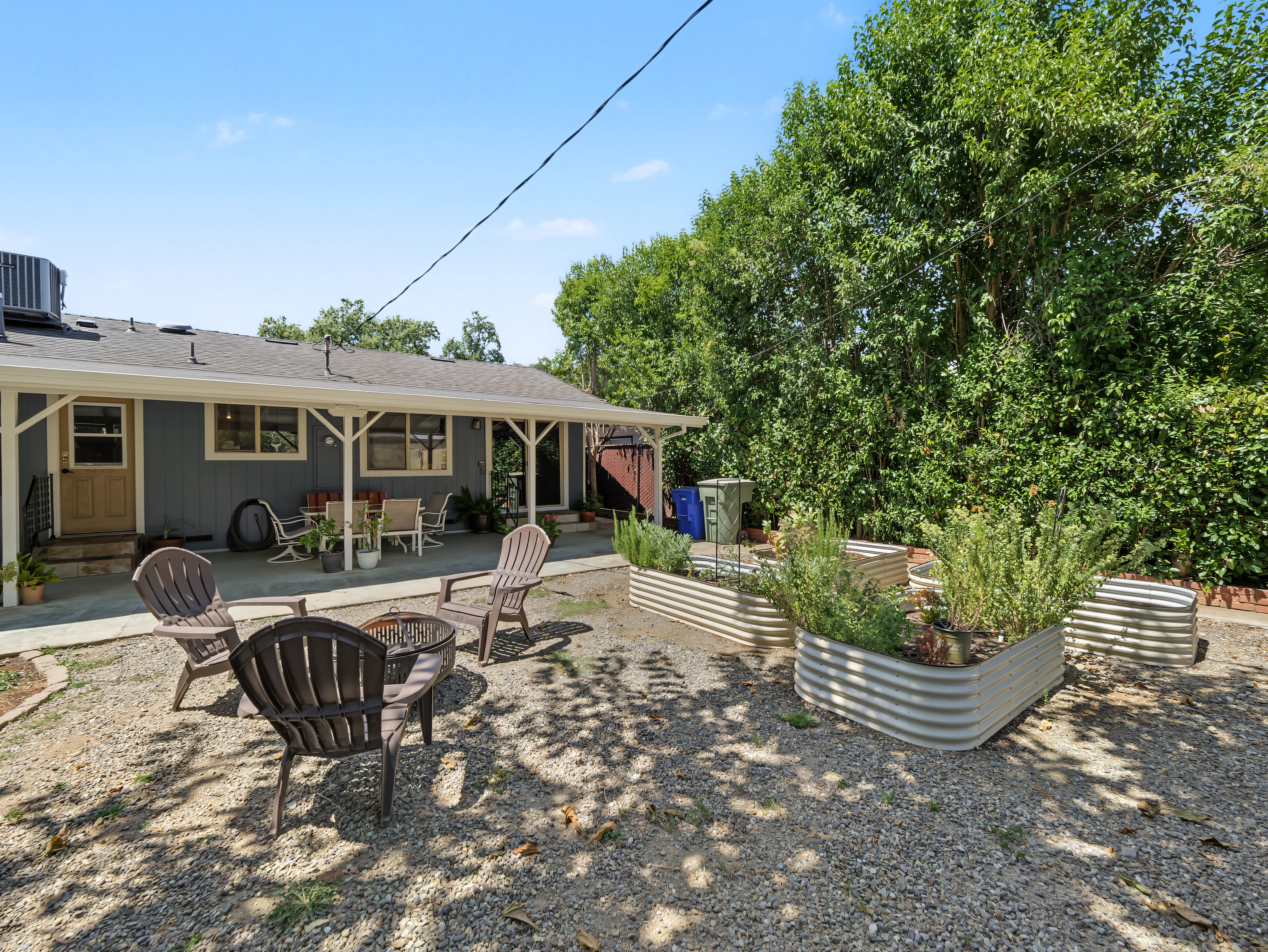 Backyard at 715 Christine Avenue in Redding, California