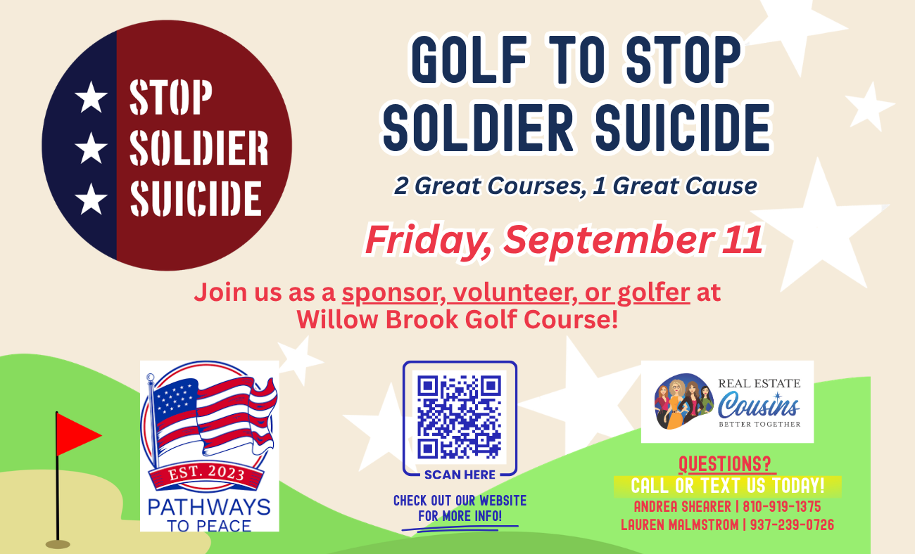 Golf to Stop Soldier Suicide: More Than a Round of Golf header image.