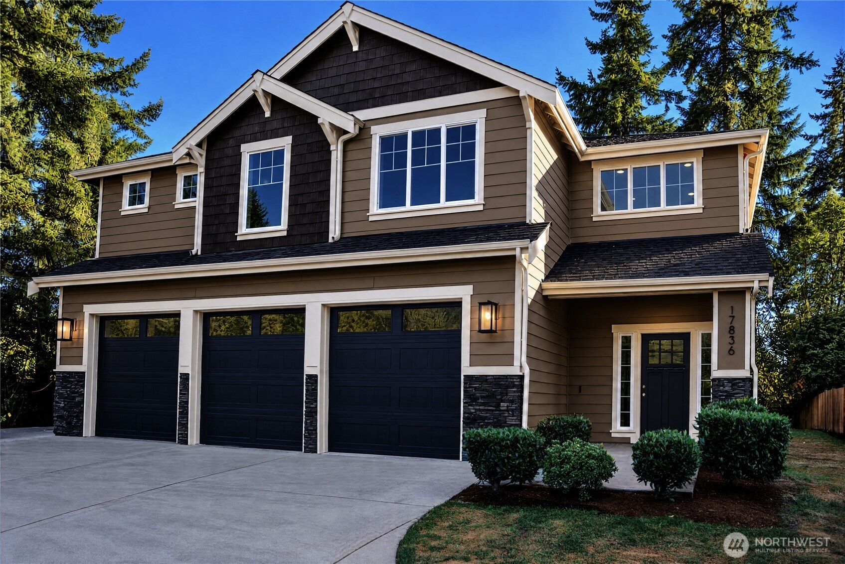 Remodeled Craftsman home at 17836 1st Ave NE in Shoreline with a three-car garage