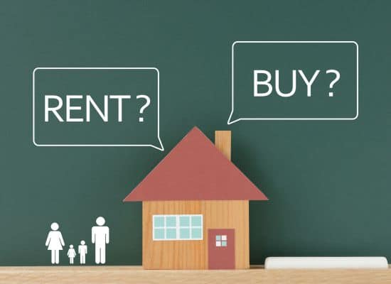 Renting vs. Buying in 2025: Which is Right for You? header image.