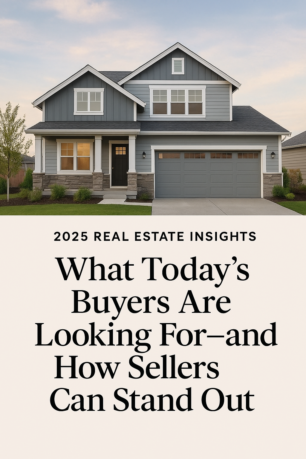 2025 Real Estate Insights: What Today’s Buyers Are Looking For — And How Sellers Can Stand Out header image.