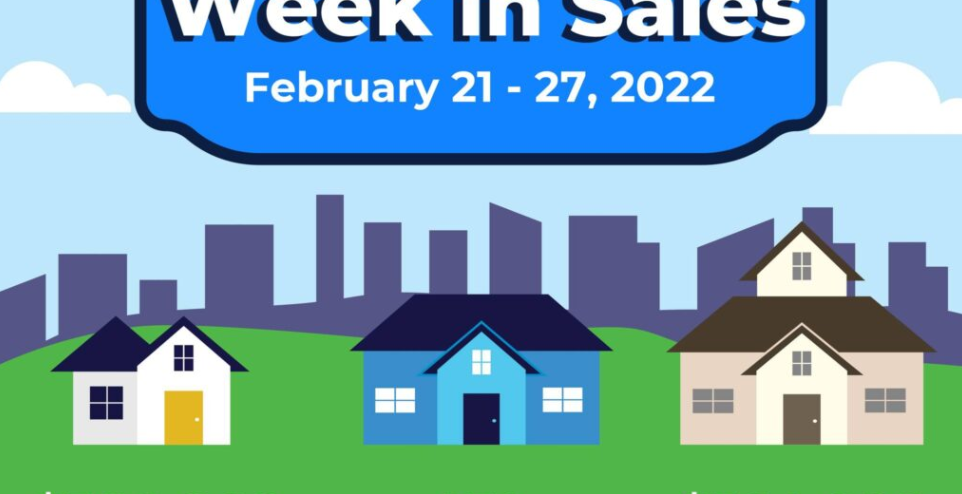 Week in Sale February 21- 27, 2022 header image.