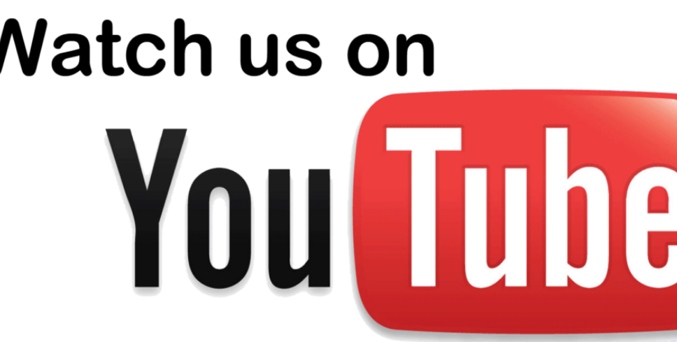 Watch us on YouTube header image.