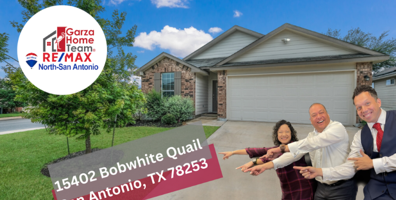 JUST LISTED: 15402 Bobwhite Quail San Antonio, TX 78253 header image.