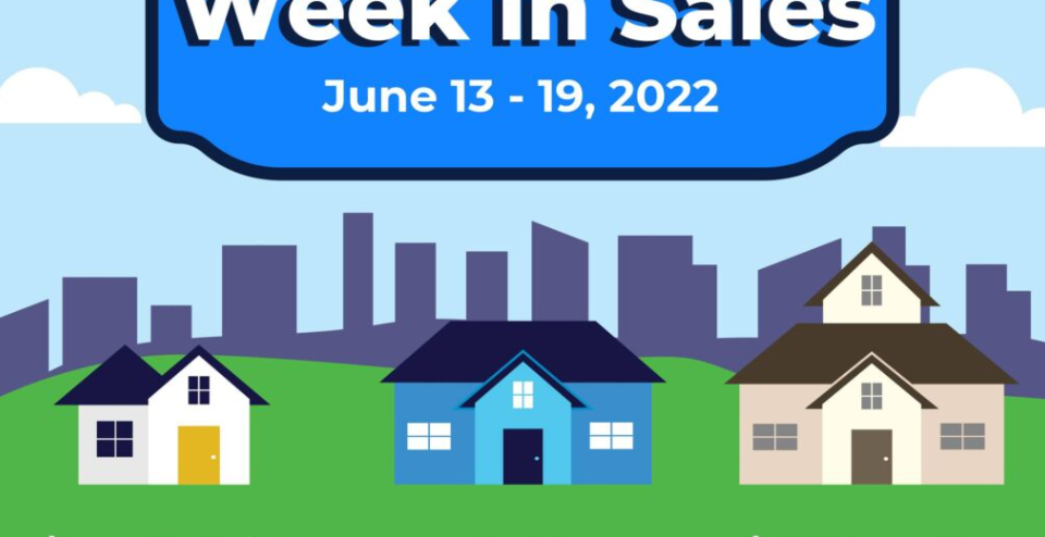 Week in Sales June 13- 19, 2022 header image.