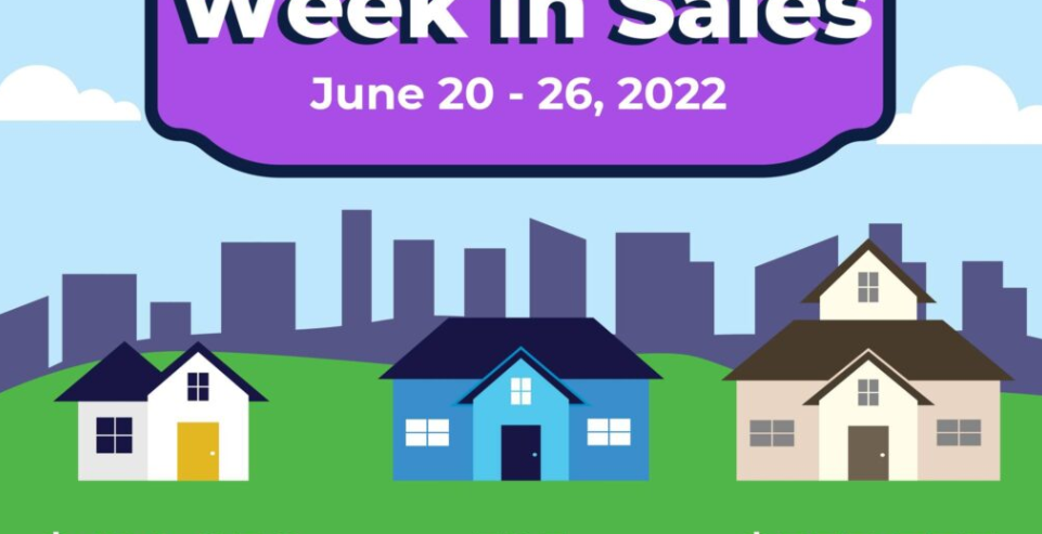 Week in Sales June 20- 26, 2022 header image.