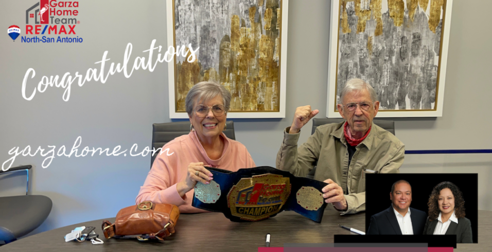 Congratulations on the sell of your home from The Garza Home Team at RE/MAX North San Antonio header image.