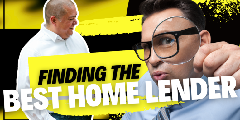 Choosing the Right Mortgage Lender header image.