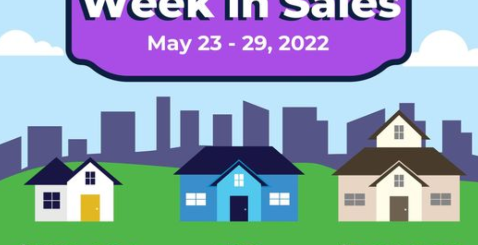 Week in Sales May 23 – 29, 2022 header image.