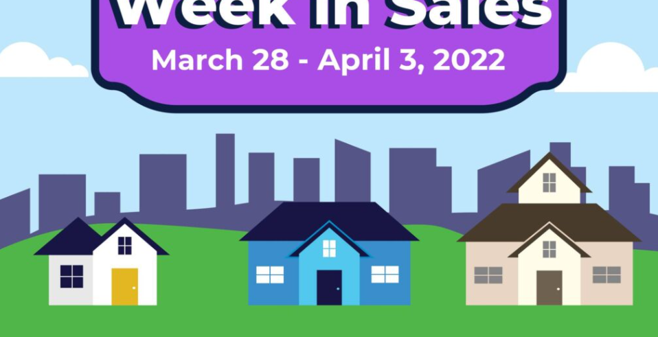 Week in Sale March 28- April 3, 2022 header image.