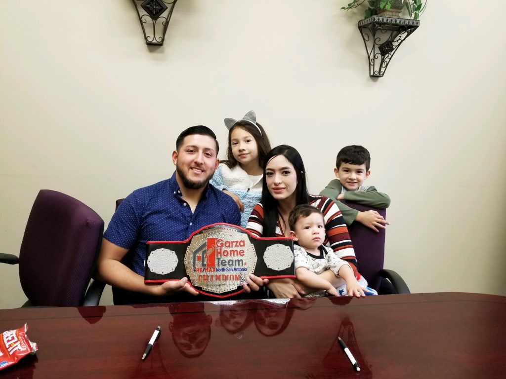 The Garza Home Team at RE/MAX North San Antonio would like to congratulate Mr. and Mrs. Martinez on the purchase of their new home header image.