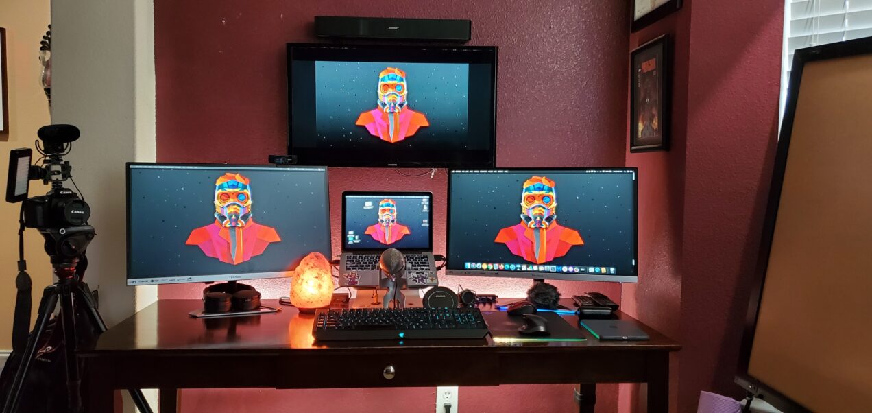 Jesse Rene Garza Home Office Set up header image.