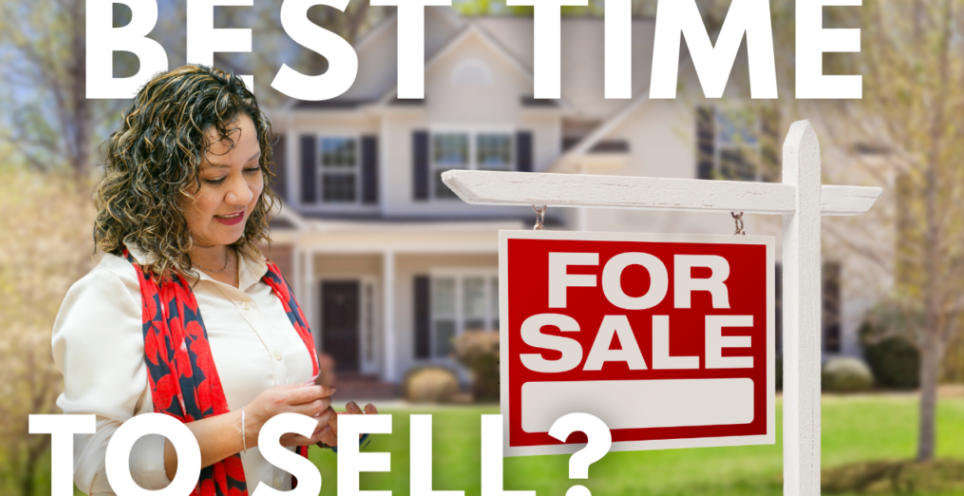 The Best Time to Sell Your Home header image.