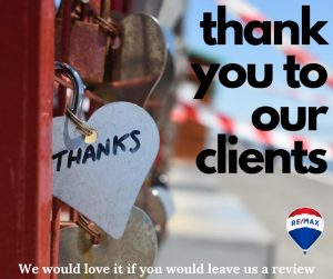 Thank you to our clients header image.