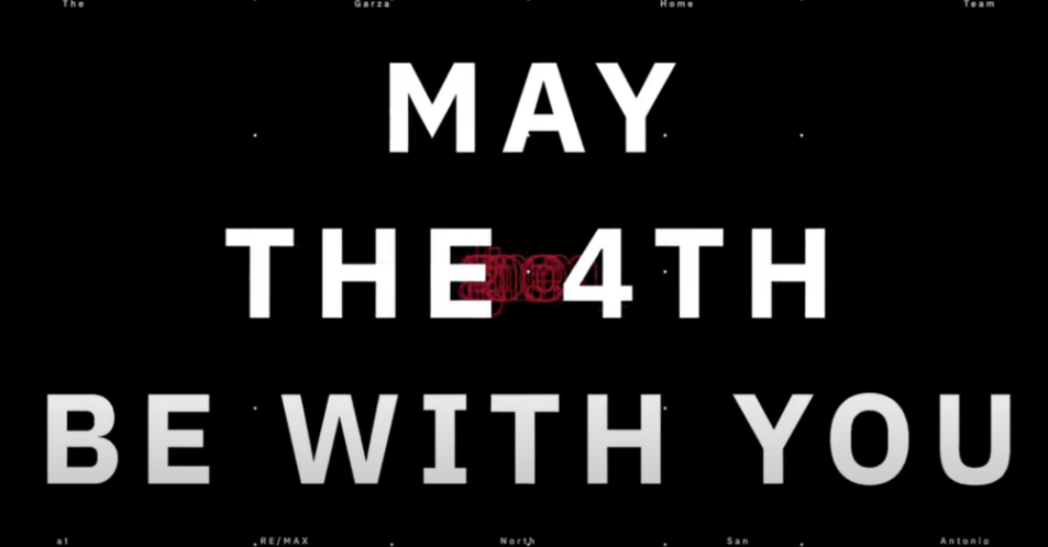 May the 4th be with you from The Garza Home Team at RE/MAX North San Antonio header image.