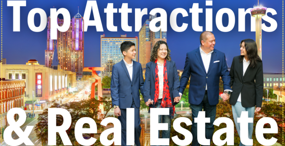 San Antonio’s Top Attractions & Real Estate header image.