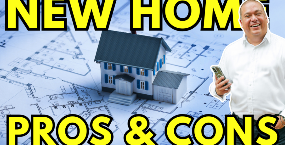 The Pros and Cons of Buying a Newly Constructed Home header image.