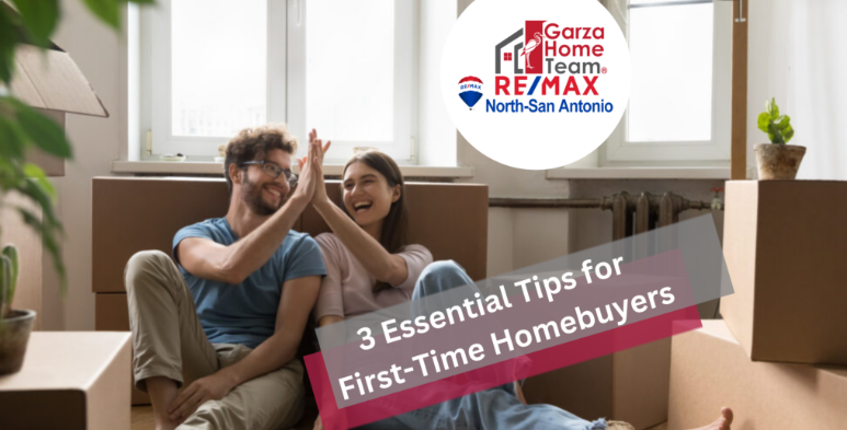 3 Essential Tips for First-Time Homebuyers: Check Your Credit, Figure Out Your Budget, and Get Preapproved for a Mortgage header image.