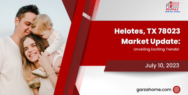 Helotes, TX 78023 Market Update for July 10, 2023 header image.