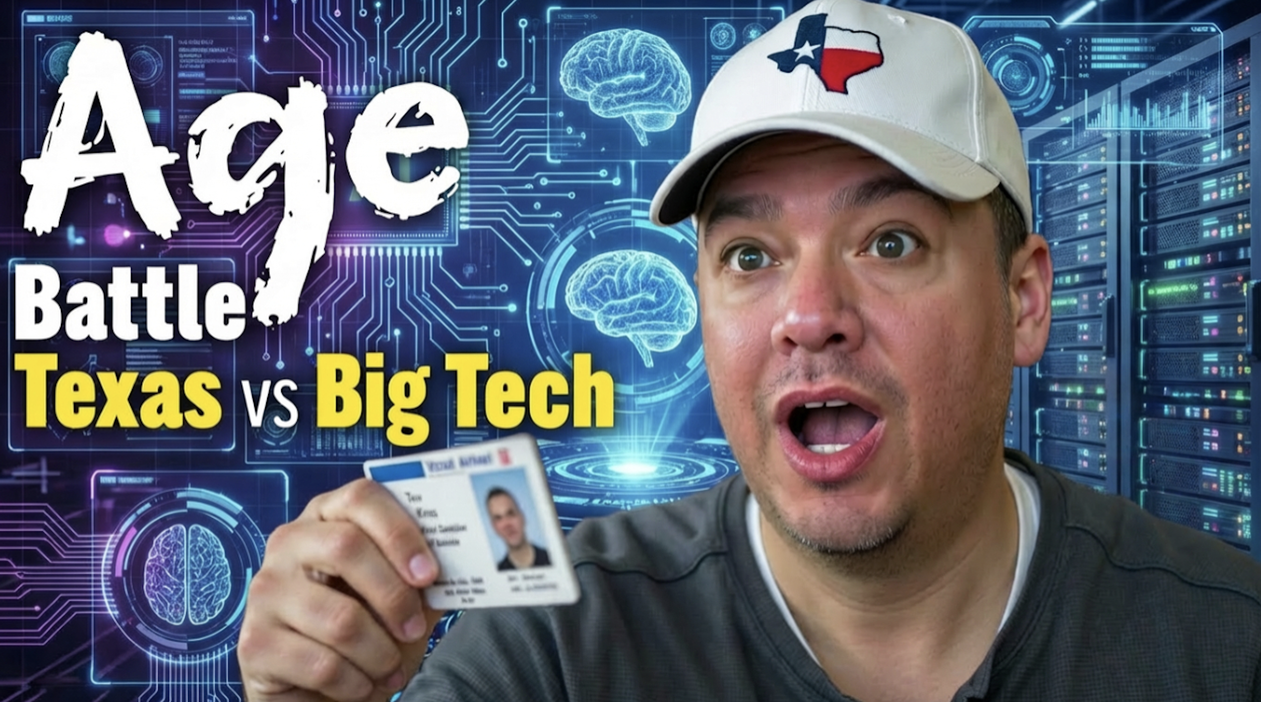 Texas vs Big Tech: The Age Verification Battle header image.