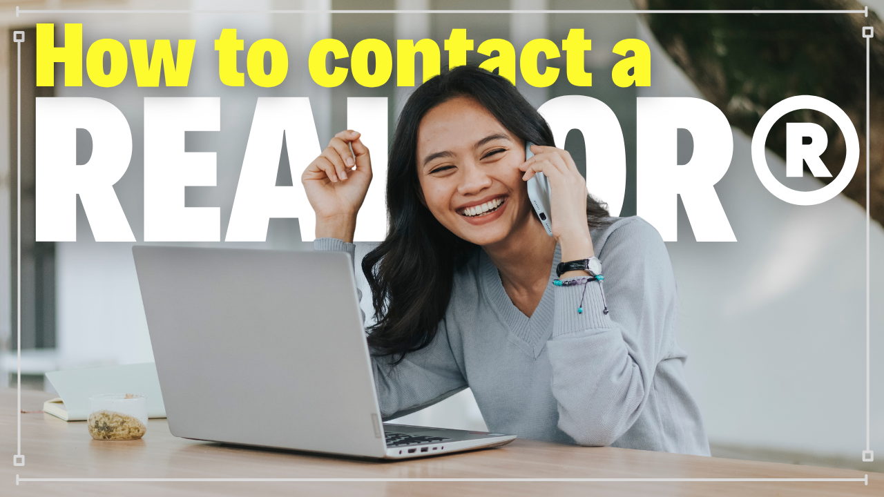 How to Effectively Contact a Real Estate Agent header image.