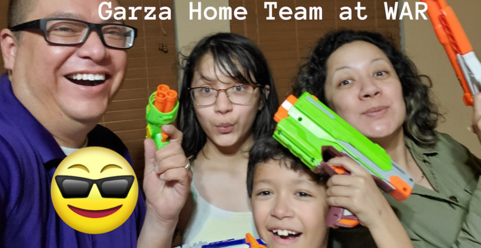 The Garza Home Team at WAR vlog 032120 header image.