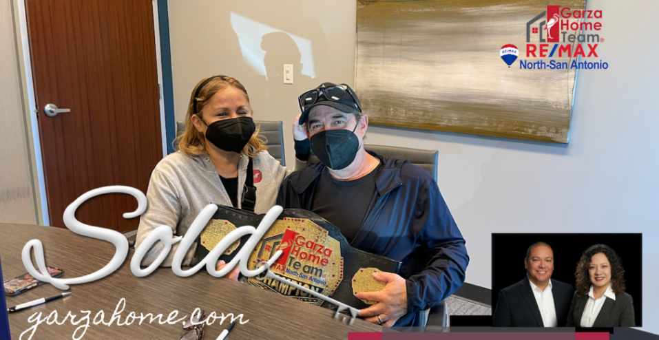 Congratulations on the Sale of your Home from The Garza Home Team at RE/MAX North San Antonio header image.