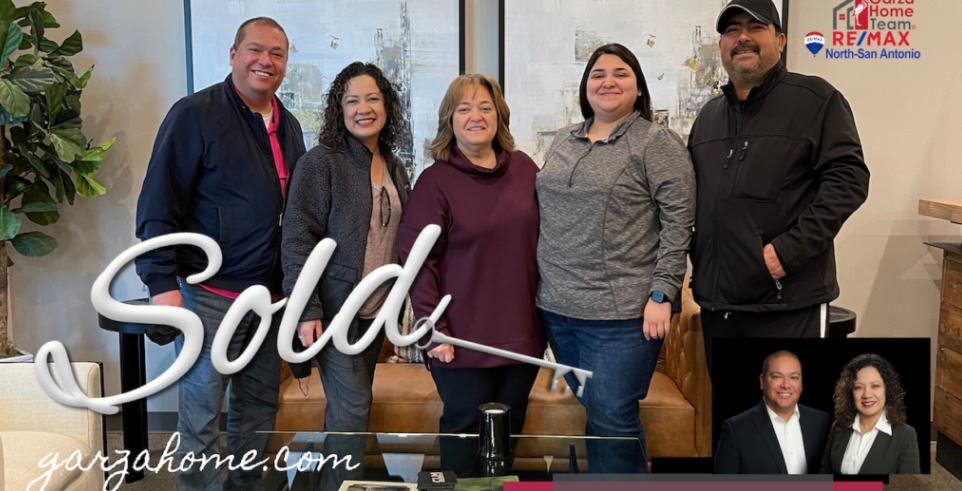 Congratulations on the purchase of your new home! The Garza Home Team at RE/MAX North San Antonio header image.