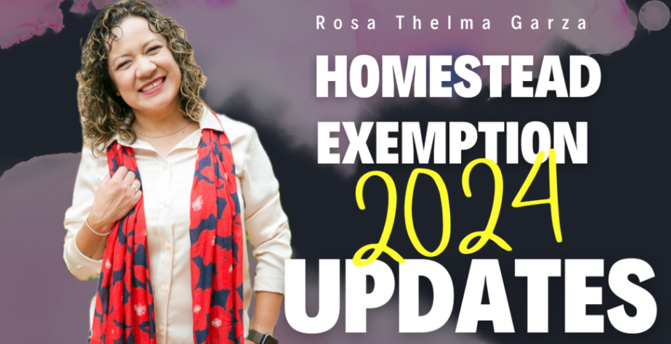 2024 Homestead Exemption Updates header image.
