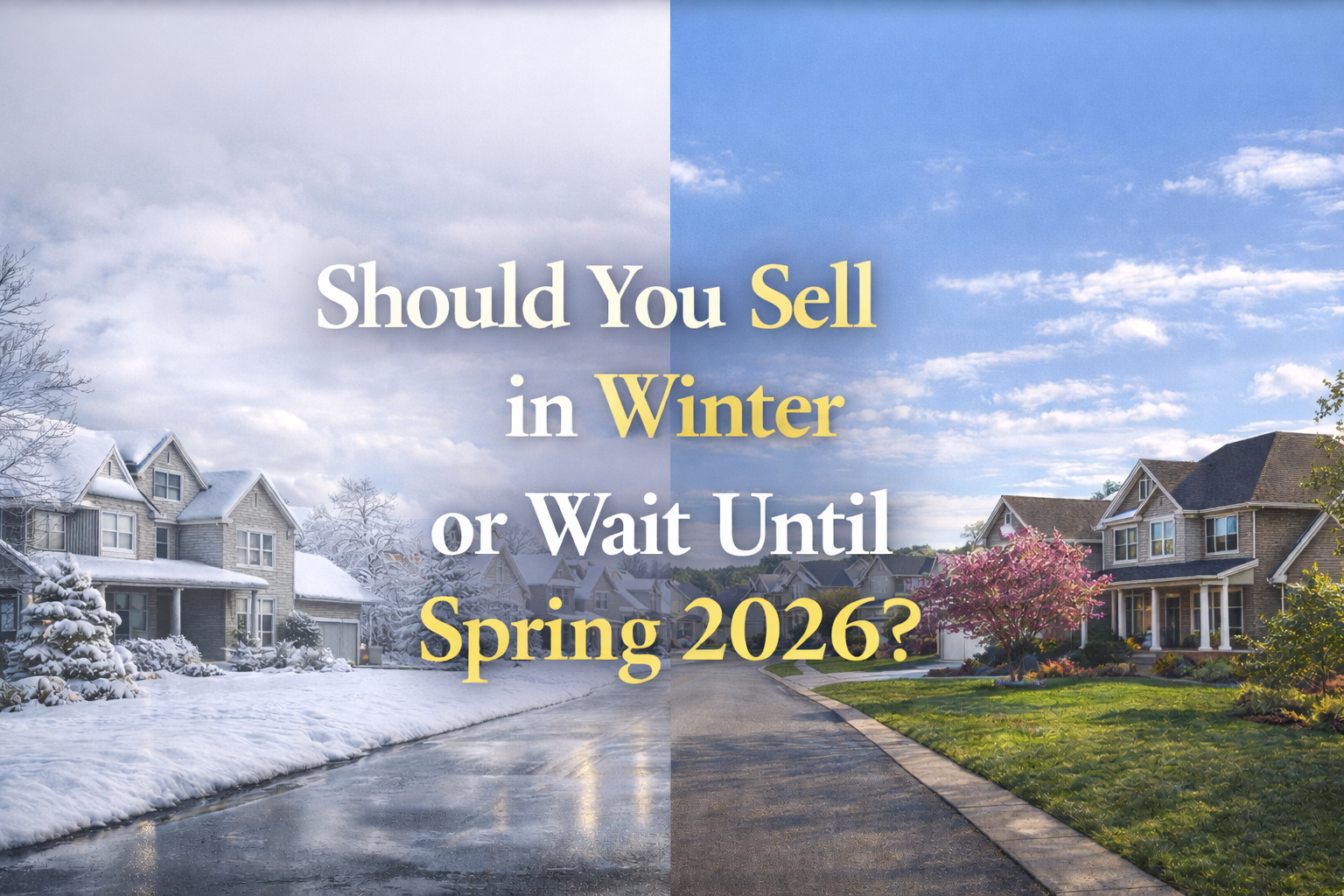Should You Sell in Winter or Wait Until Spring 2026? header image.