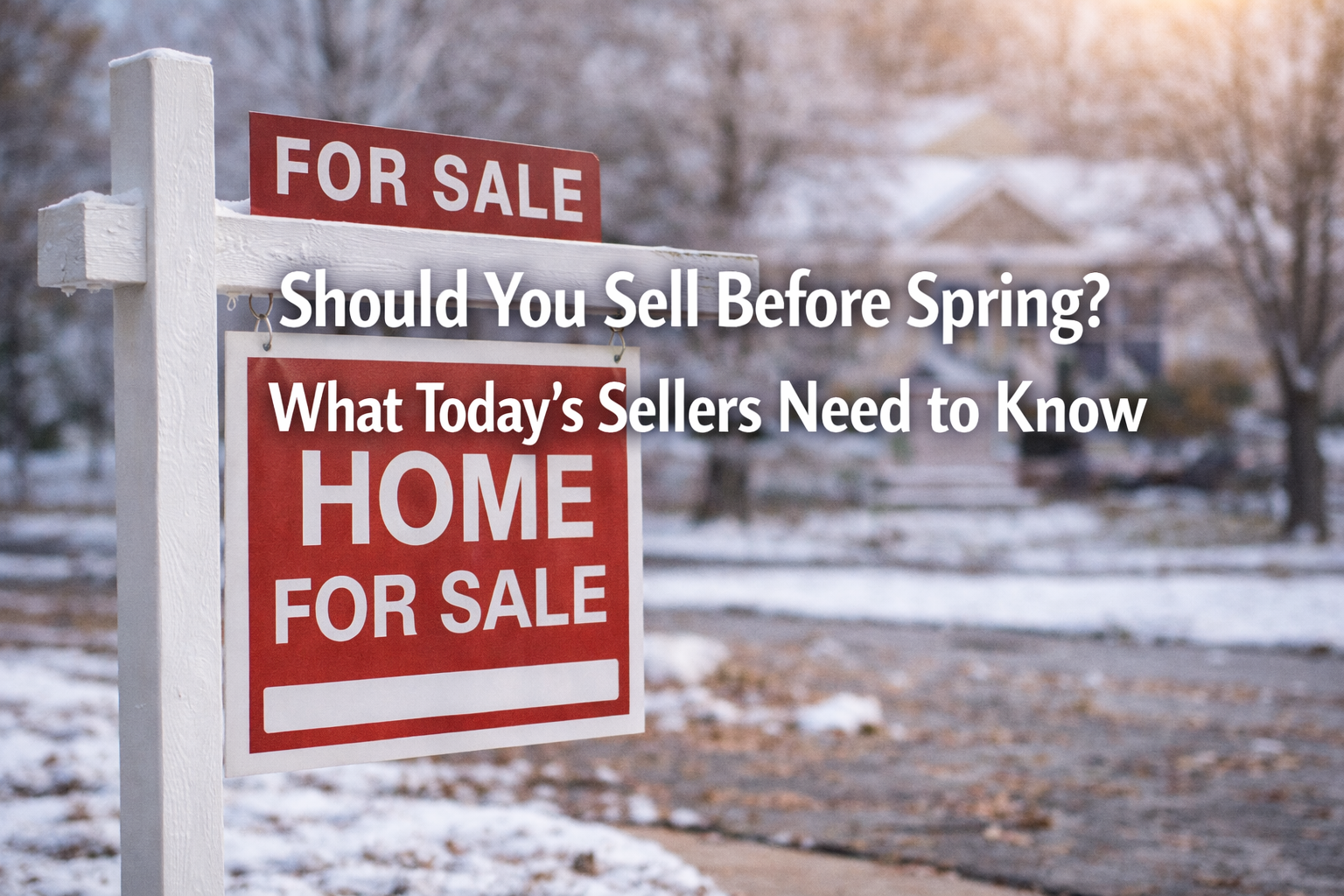 Should You Sell Before Spring? What Today’s Sellers Need to Know header image.