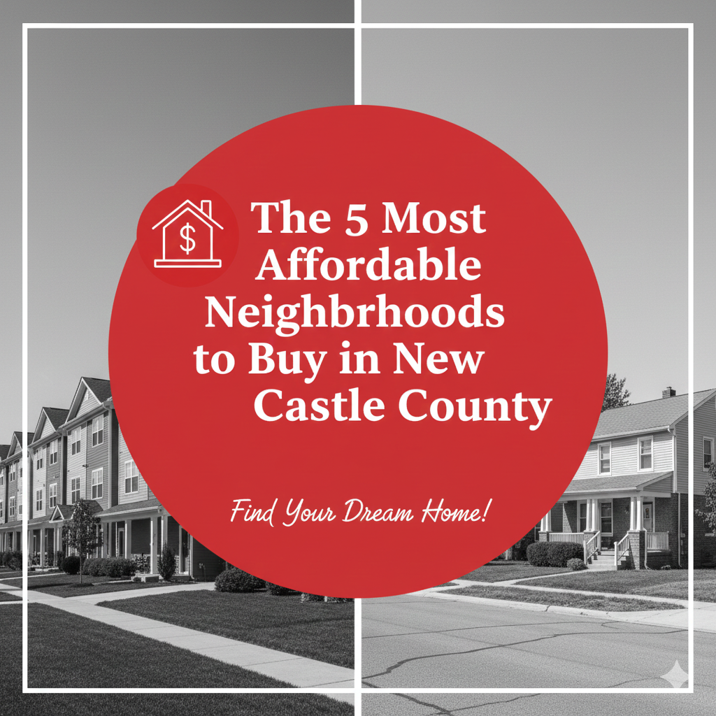 🏡 The 5 Most Affordable Neighborhoods to Buy in New Castle County in 2025 header image.