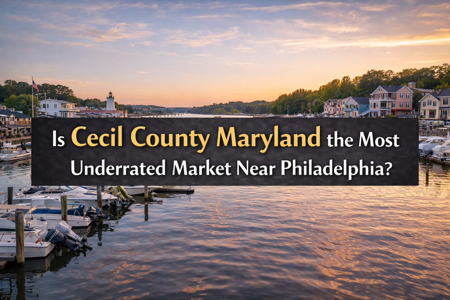 Is Cecil County Maryland the Most Underrated Market Near Philadelphia? header image.