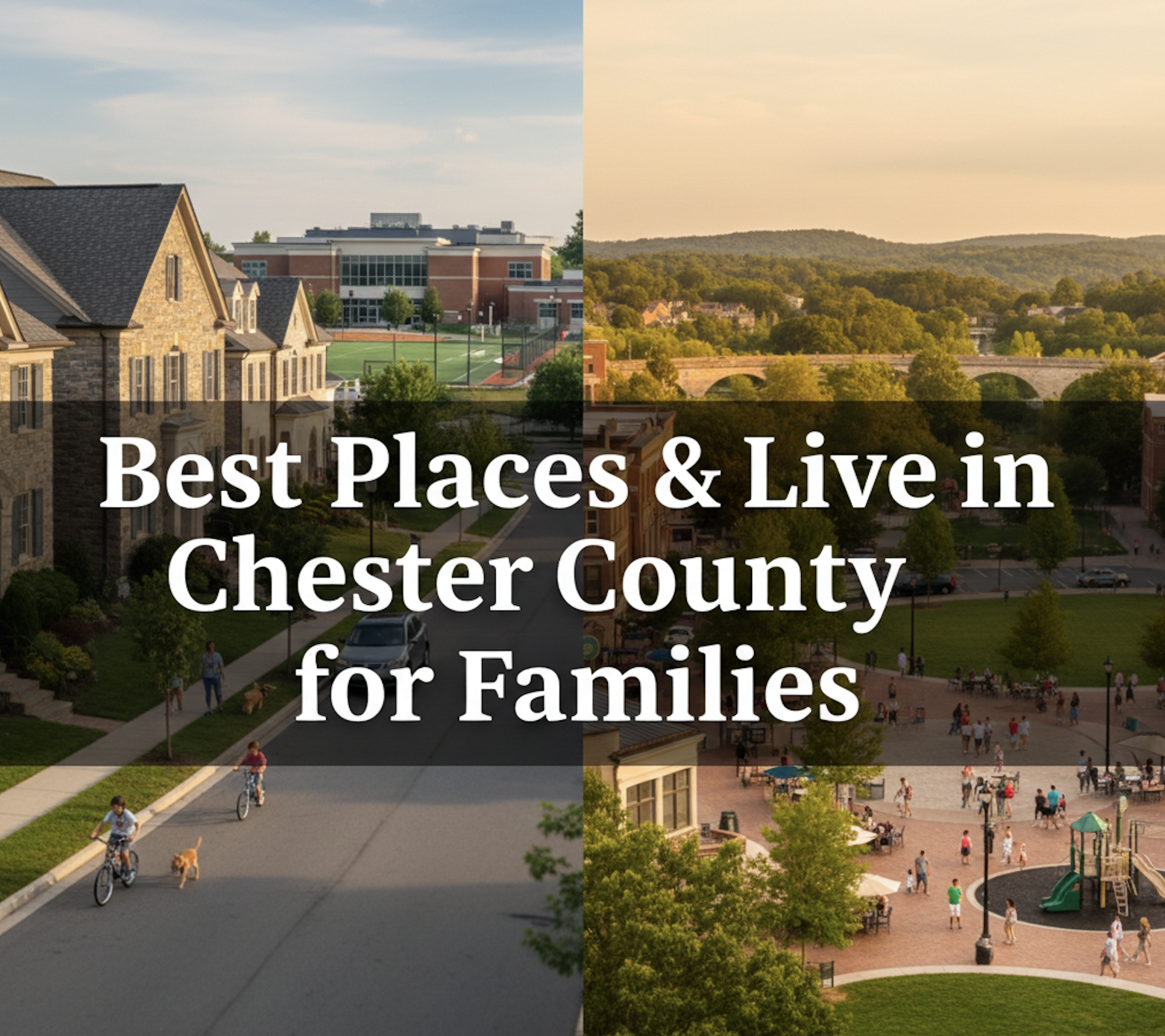🏡 Best Places to Live in Chester County for Families in 2026 header image.