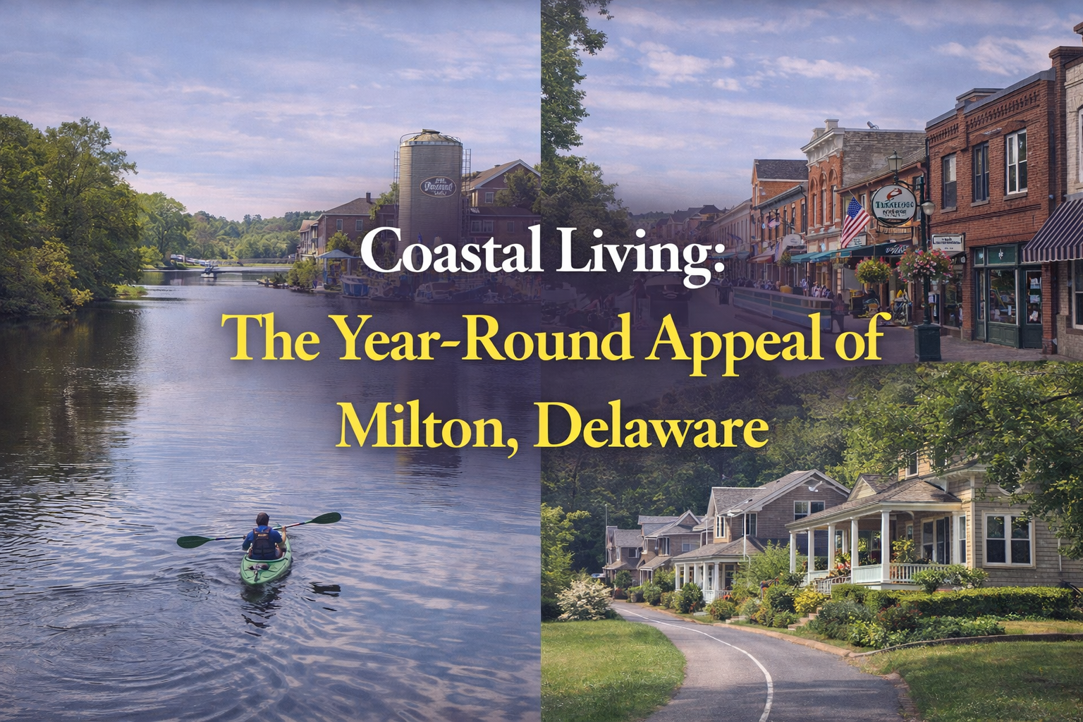 Coastal Living Without the Coastal Price Tag: The Year-Round Appeal of Milton, Delaware header image.