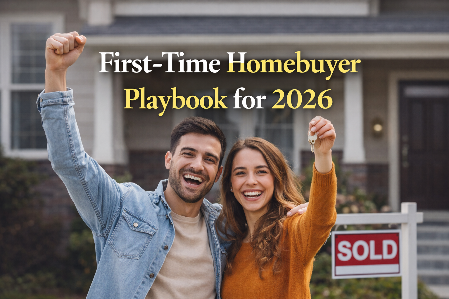 First-Time Homebuyer Playbook for 2026 header image.